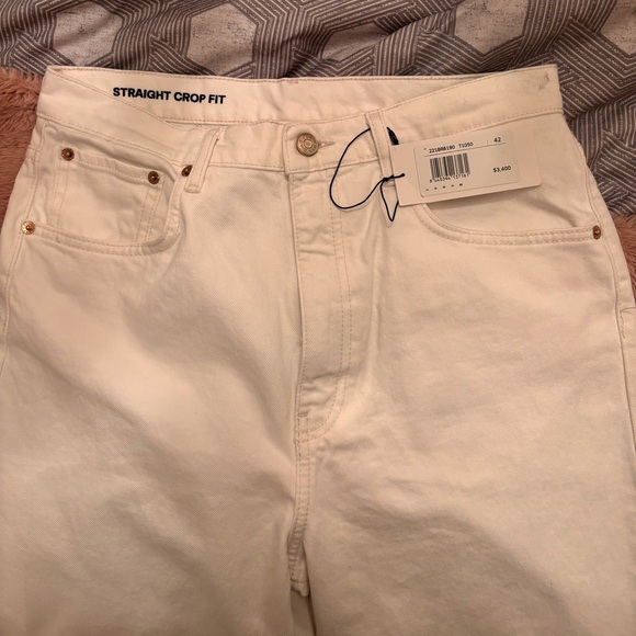 BIMBA Y LOLA White Jeans SIZE 42 - Picture 3 of 5
